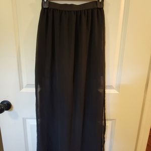 H&M Maxi Sheer Skirt